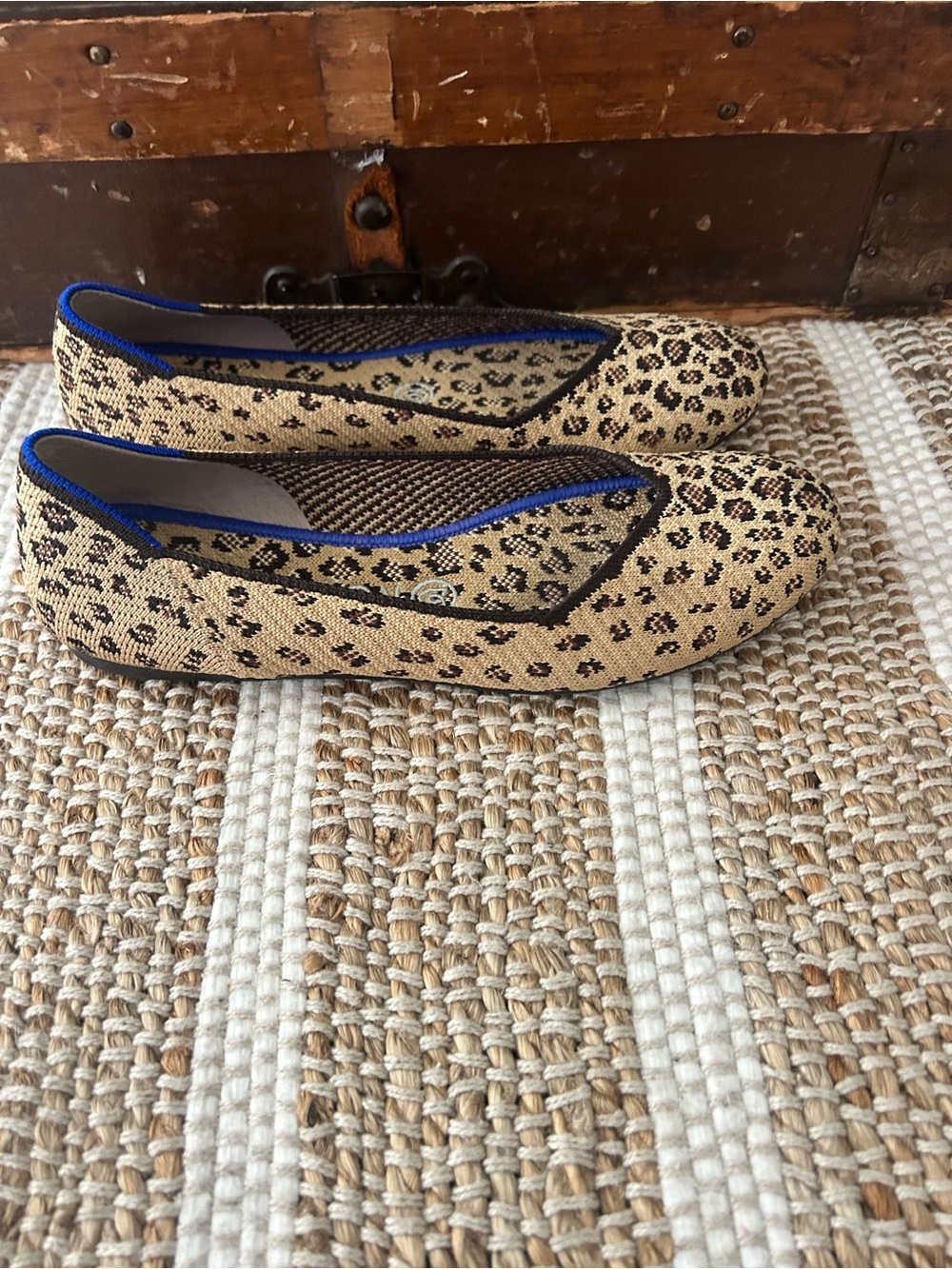 Rothy Round Toes Leopard Flats